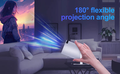 Magcubic HY300 Pro Projector 290ANSI Native 720P Wireless Screen Mirroring System Dual Band WiFi Hi-chip A3100 for Home Theater